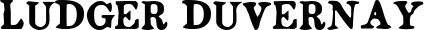 Ludger Duvernay font